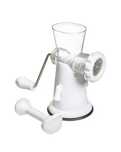 KitchenCraft White Plastic Mincer With Suction Clamp