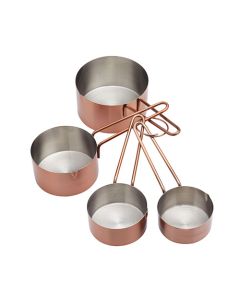 Master Class Copper Measuring Cups Set Of 4