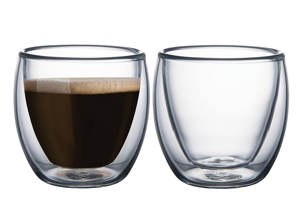 Tramontina Double Walled Espresso Glasses