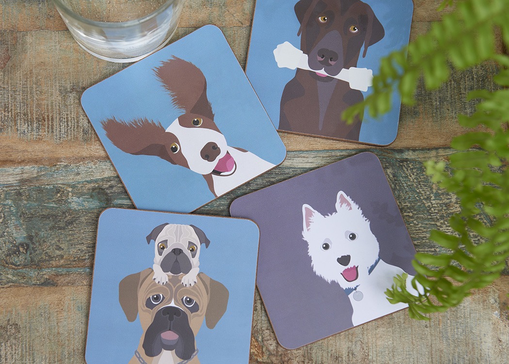 Burgon & Ball Creaturewares - The Rabble Dog Coasters