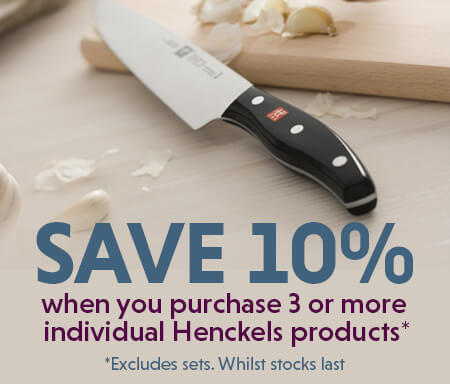Henckels Offer - Buy 3 For 10% Off