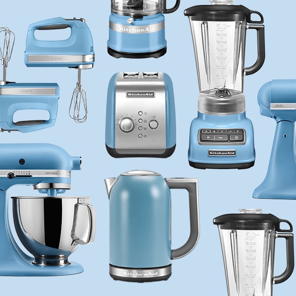 New KitchenAid All Purpose Mixer Spatula - Blue Velvet