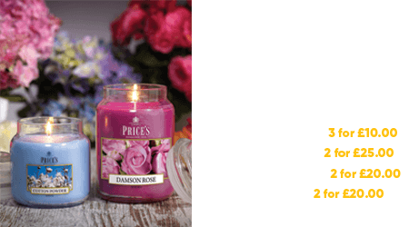 Prices Candles Offers