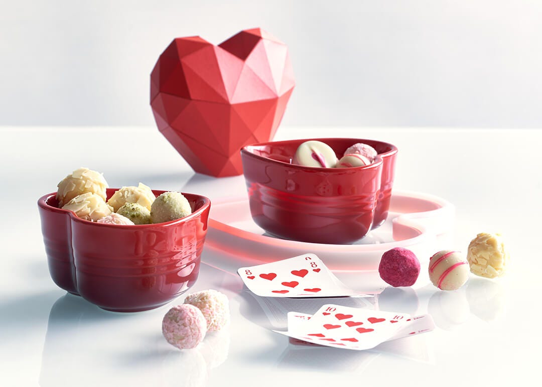 Valentines White Chocolate Truffles