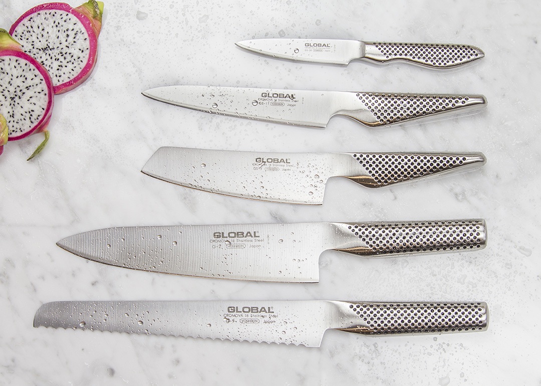 Global Classic 2-Piece Chef's Knife Set