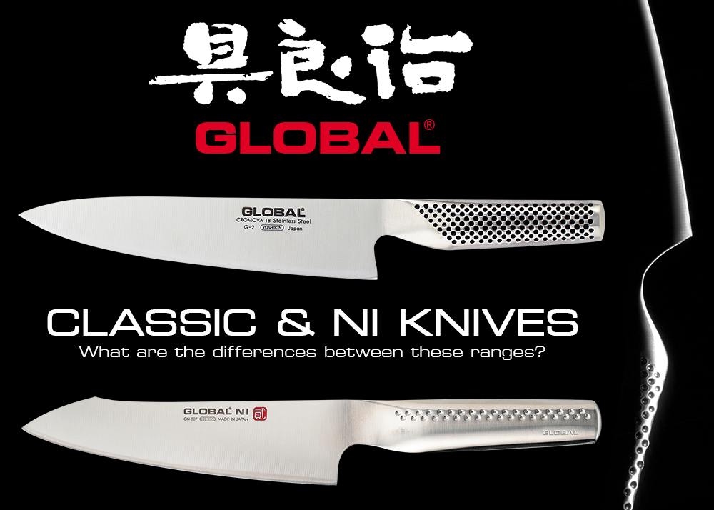 Genoplive Melbourne affældige Global Knives - differences between Classic & Ni ranges | Harts of Stur