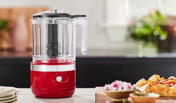 KitchenAid 5 Cup Food Chopper - KFC0516, Empire Red